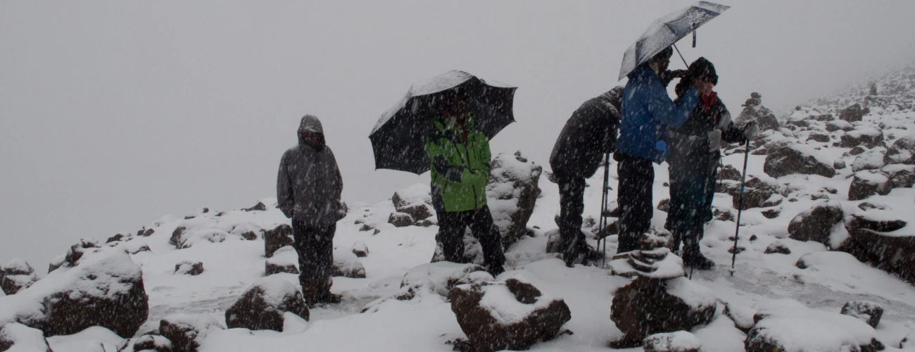  Mount Kilimanjaro Climbing during t