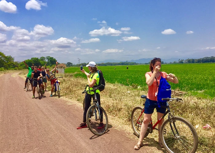 Cycling to Rau Forest and Cultural Experience