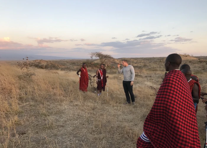 Visiting Osiligilai Maasai